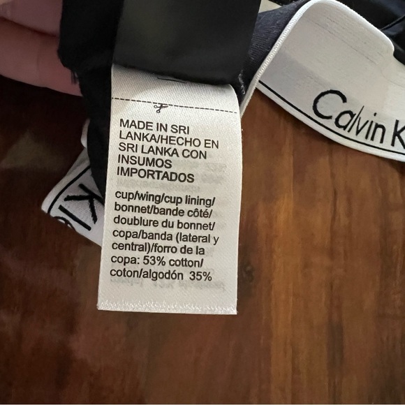 Calvin Klein Modern Cotton Bralette F3785 size small - Picture 6 of 7